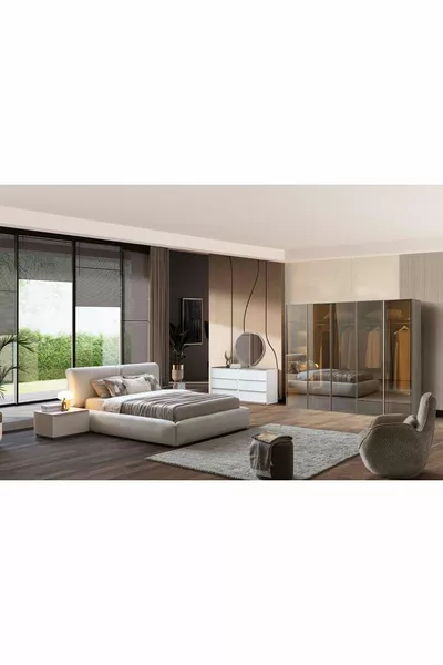 Lobby Reflecterend Glazen Slaapkamer Set