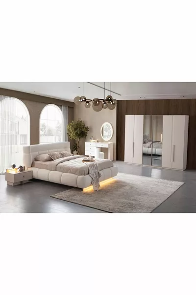 Спален комплект Bons с двойни огледала