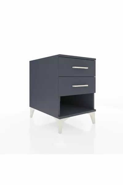 خزانة جانبية كرونوس بدرجين أنثراسايت-أنثراسايت