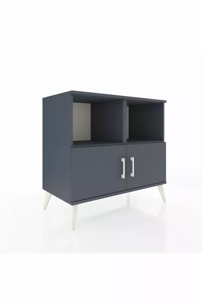 Hyperion Dressoir 2 Planken 2 Deuren Antraciet-Antraciet