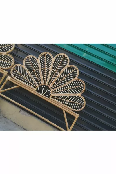 testiera del letto in bambù