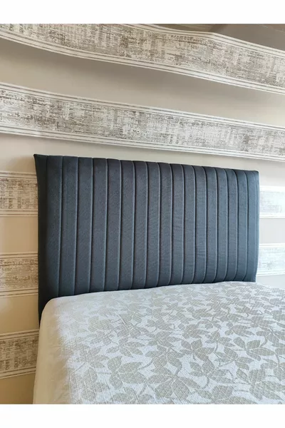 Design Sonne Linnen Bedbodem Hoofdbordhoes Cm Antraciet