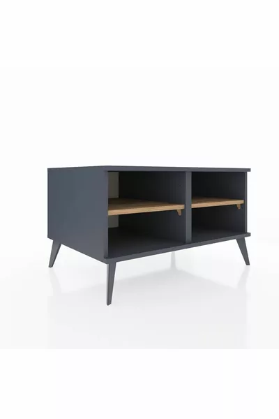 Kronos Dresser 2 Shelves Anthracite-Anthracite/Pine