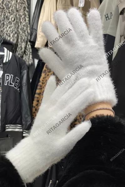 Дълги плюшени ръкавици