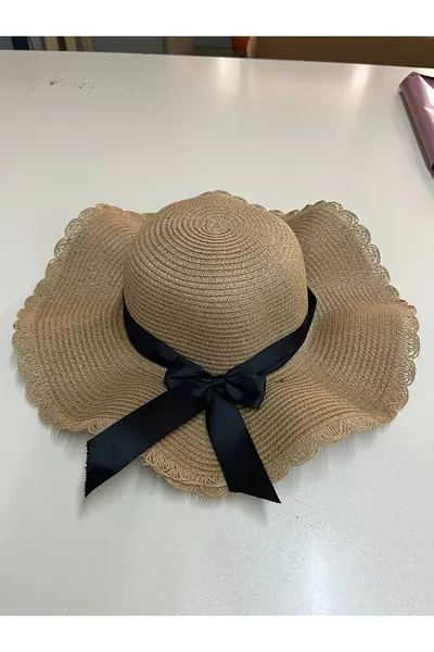 Chapeau de plage pour femme MARRON