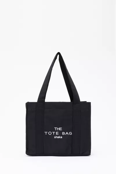 قماش كنسي أسود ، بجيب واحد، بإغلاق بزر ضغط، حقيبة يد وحمل على الذراع والكتف