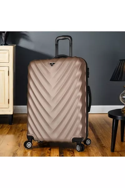 شنطة سفر لوتس أبيس كبيرة الحجم ذهبية