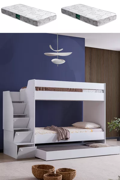 Ranza, Martin Yavrulu Ranza - Beyaz 2 Adet Comfort Yatak