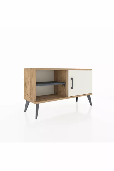 Скрин Arges с 2 рафта и 1 врата, бор/мокротраен/антрацит