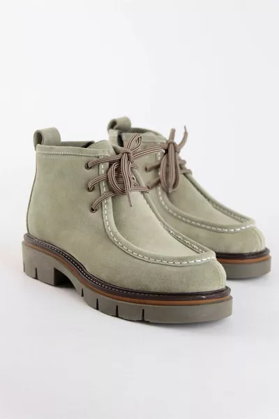 Raisa Avocado Женские сапоги из натуральной замши