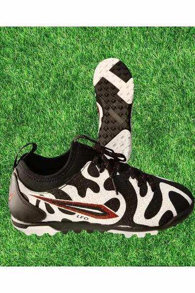 Pardus Panthera Leo Noir Truffe Noir-Blanc