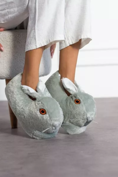 New Season Rabbit Model Antiscivolo Sole Panduf Stivali da casa da donna