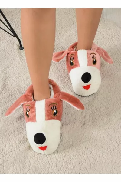 Stivali da casa termici fugured Penduf da donna Scarpe da casa casual Suola leggera senza rumore Materiale felpato spesso