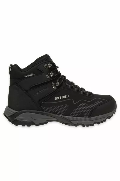 Eagle-Hi-M Outdoor Waterproof Black Men's Boots