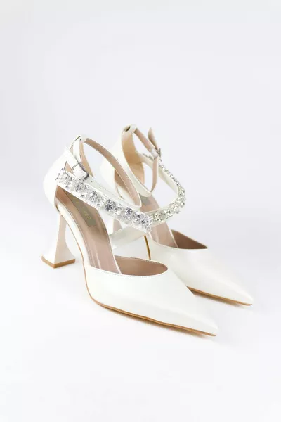 Naaldhakken met parelmoerhuid voor dames