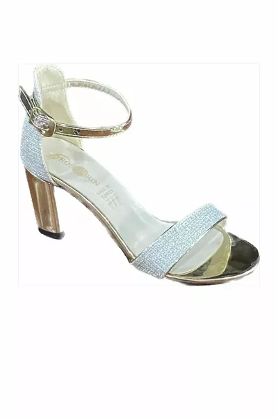 Vierkante hiel huid enkele band