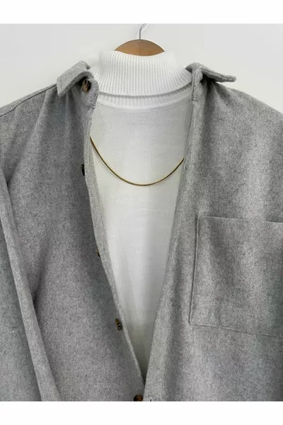 الرجال جيب واحد قميص حطاب كبير الحجم