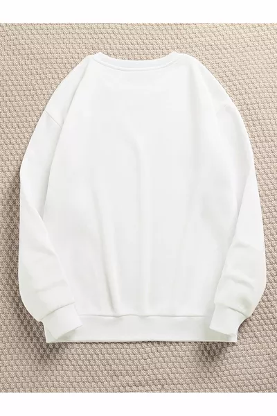 Unisex Dames/Heren Brooklyn Aangepaste Kleurrijke Oversize Ronde Hals Katoenen Sweatshirt