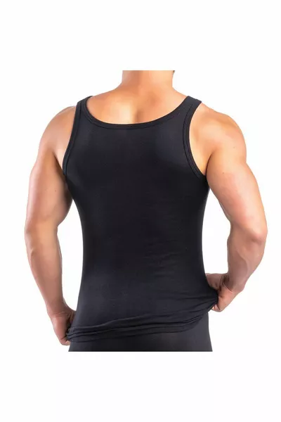 Boîte de 5 débardeurs homme classique haut de gamme Alexander Extra Long-Calbed Velours côtelé fin Coton biologique