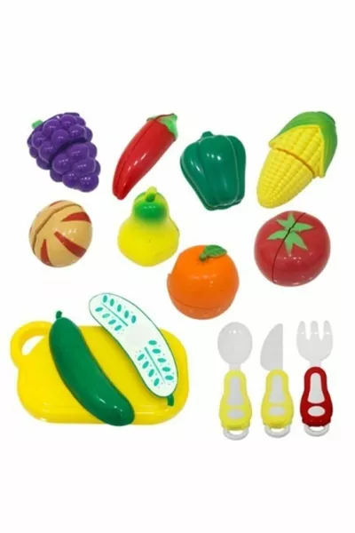 Unity Toy  Piece Fruit Vegetable Cutting Set