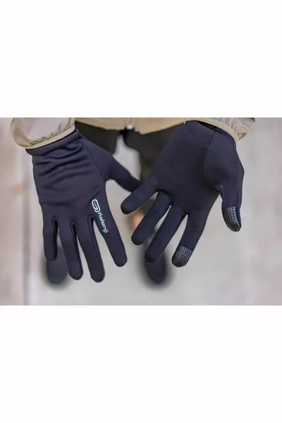 قفازات تعمل باللمس - أسود - 