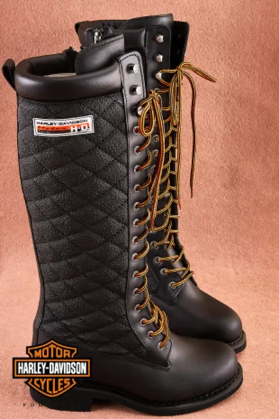 Rem Stivali da donna in pelle nera