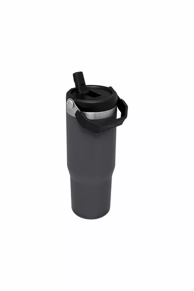 Le Thermos Iceflow Flip Straw avec paille 0, L fumé