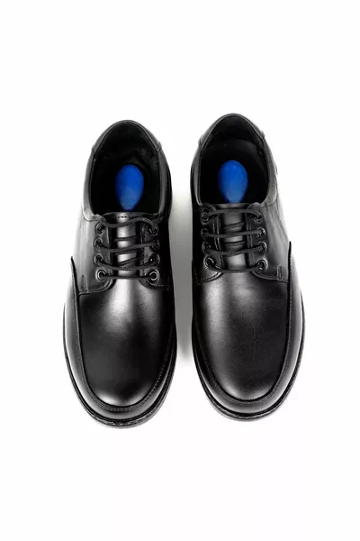 Мъжки Ултра Удобни Гел Връзки Черни Ежедневни Обувки За Татко Bva-2