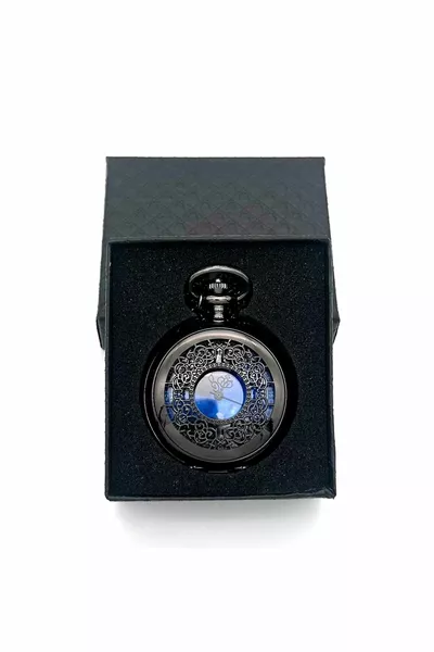 خمر محاصر منتصف الليل الأزرق الرجعية جيب ووتش - هدية ووتش