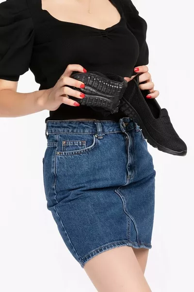 Memory Orthopedische Zool Casual Schoenen Zwart  pp.