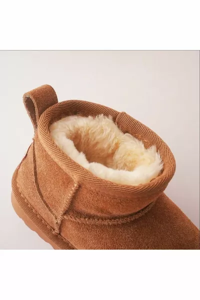 Детски вълнени ботуши Tan Ultra Mini (поръчайте поне 1 размер по-голям) ?