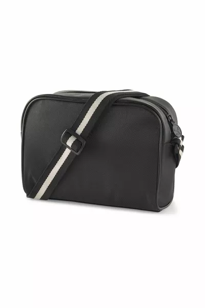 الحرم الجامعي مراسل S للجنسين أسود عارضة نمط حقيبة الكتف 