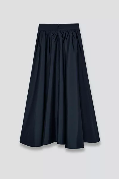 نسيج المظلة تنورة رقيق الأزرق الداكن