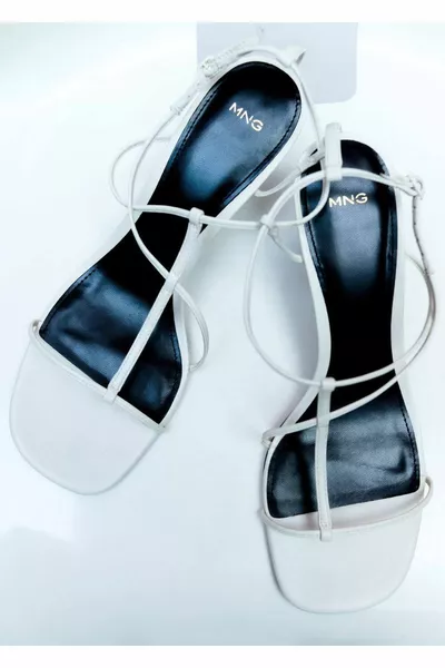 Cross-strap sandals
