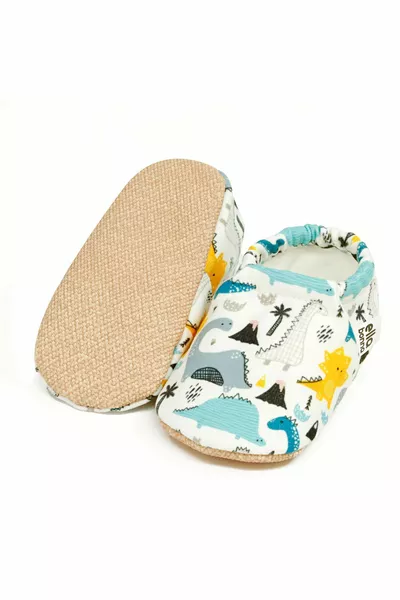 Non-Slip Sole Dino Baby Booties, House Boots Slippers Nursery Shoes Panduf