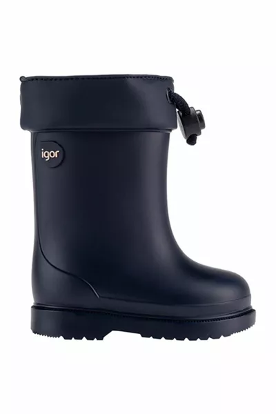 بنات الأزرق الداكن  Chufo Cuello أحذية المطر الثلوج للماء