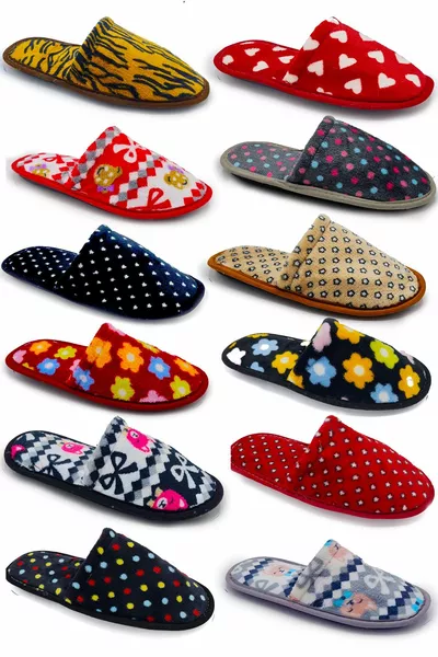 3 Pack Къща чехли Зестра Чехли Зимни чехли не издават шум Лека подметка