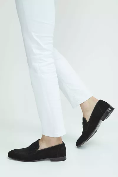 Men's Genuine Leather Loafer Shoes   Erk Ayk /