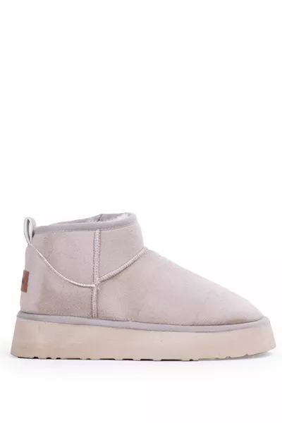 Ugg Дамски велурени ботуши Зимен глезен модел 