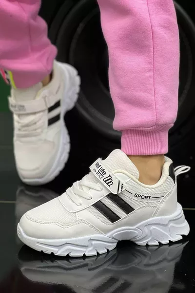 الفيلكرو المطاطي لينة مرنة خفيفة الوزن تنفس للجنسين شبكة أطفال أحذية رياضية أحذية رياضية