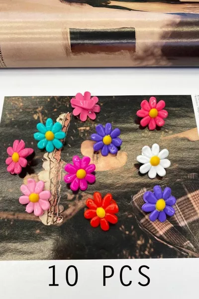 Women's -Piece Colorful Nostalgia Daisy Buckle Set