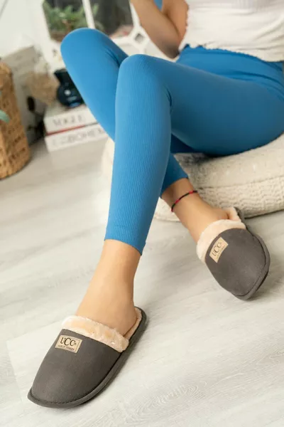 Унисекс вълнени пантофи за къща