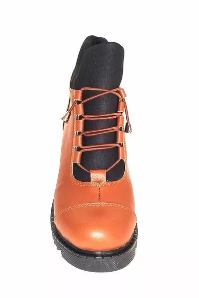 الدانتيل متابعة الجانب الرمز البريدي تان الثلج والمطر الأحذية البريدية