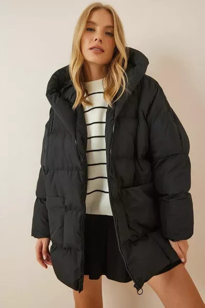 Doudoune oversize à capuche