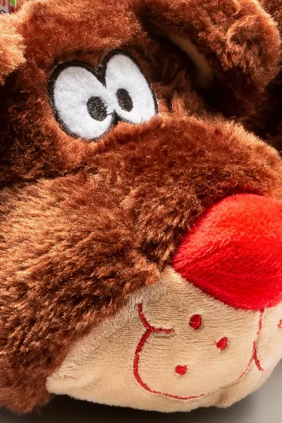 فايبر أنيمال باندوف للأطفال أحمر /