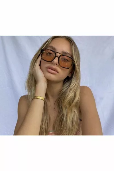 Unisex Glamour Sunglasses Leopard