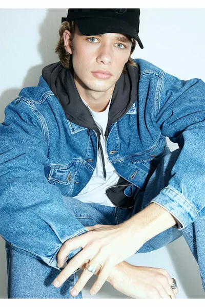 ريان s النيلي سي جان جاكيت 