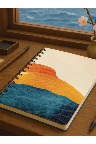 دفتر - جورنال نقطي | نقطي |  | حلزون فولاذي |  صفحة | غلاف كرتوني صلب