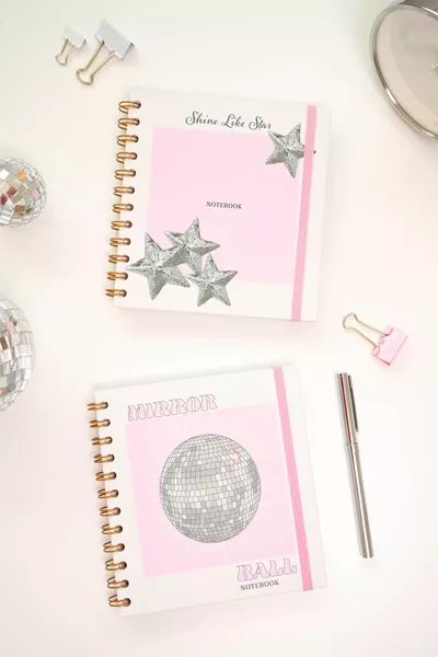 Комплект от 2 бр. спирални бележници без дата с линии,  см