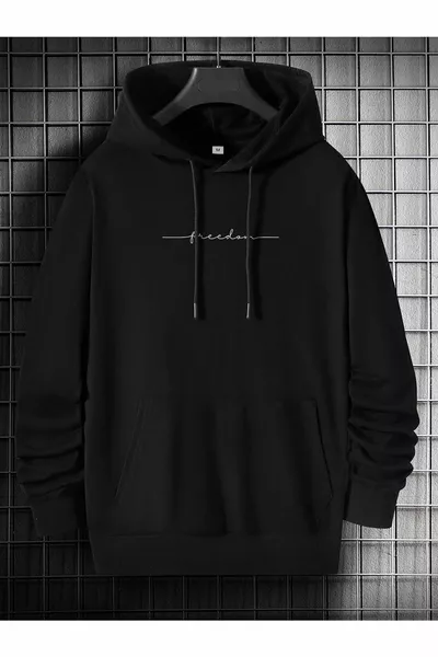 Толстовка с капюшоном с принтом Freedom